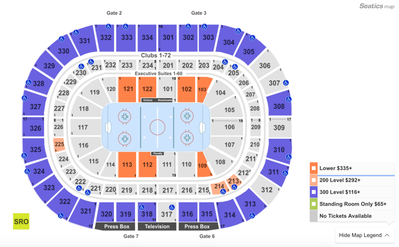 blackhawks bmo club tickets